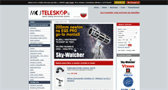 Desktop Screenshot of mojteleskop.si